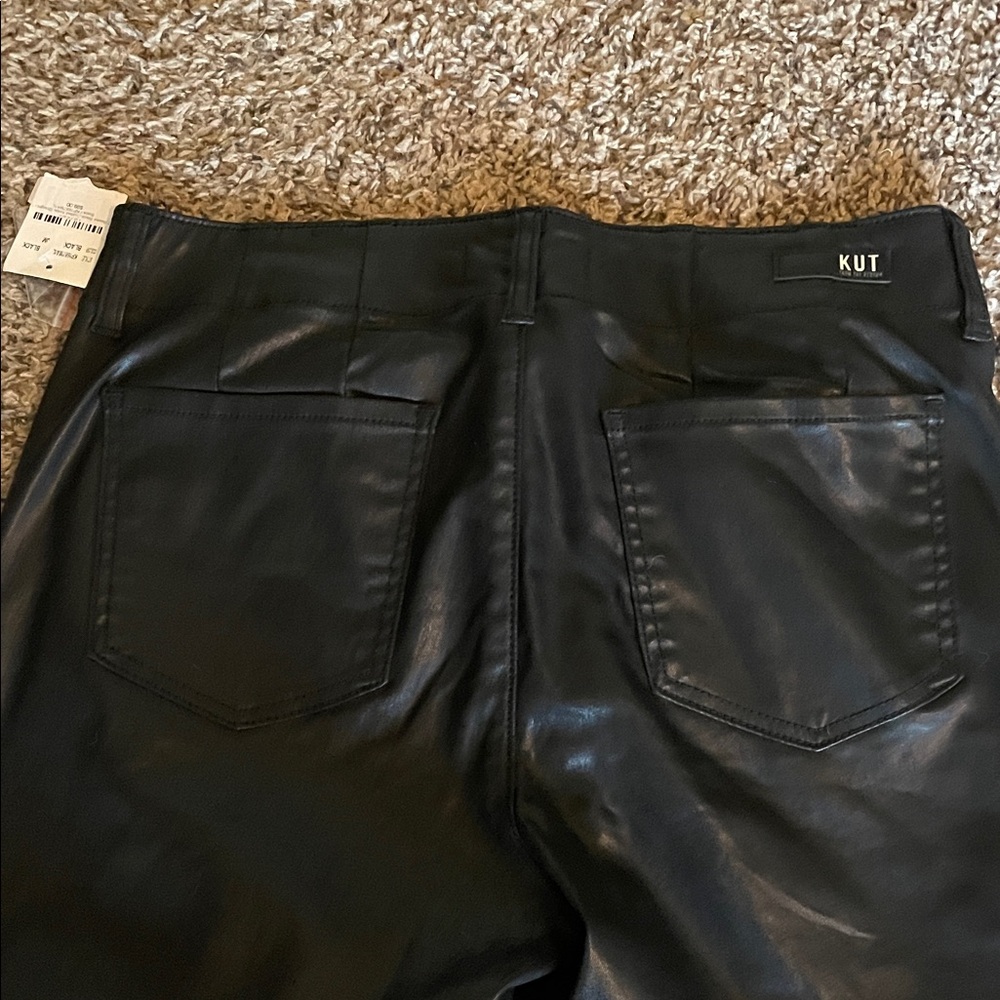 Kut from the Kloth Coated Black Pants - Picture 8 of 9
